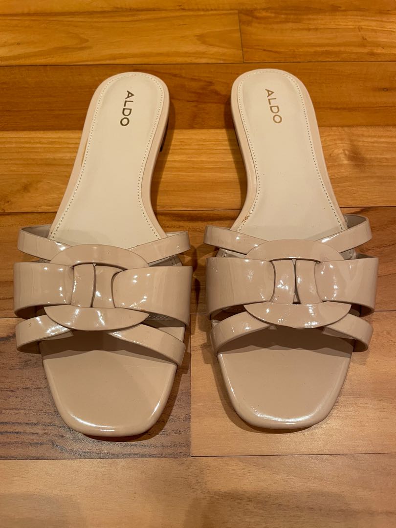 ALDO beige flat sandals