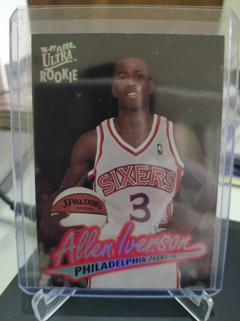 Allen Iverson Rookie Card Fleer Ultra* NBA Cards for Sale, Hobbies & Toys,  Toys & Games on Carousell
