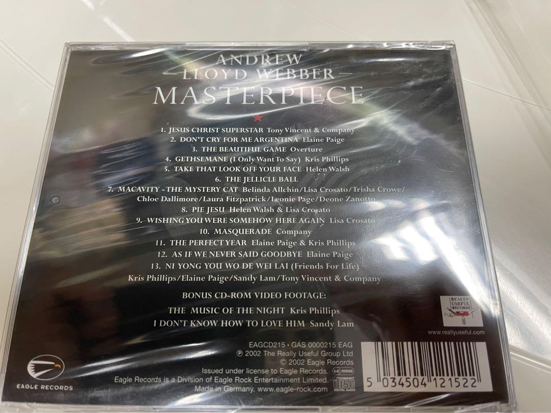 Andrew Lloyd Webber – Masterpiece CD 靚聲made in Germany 全新未