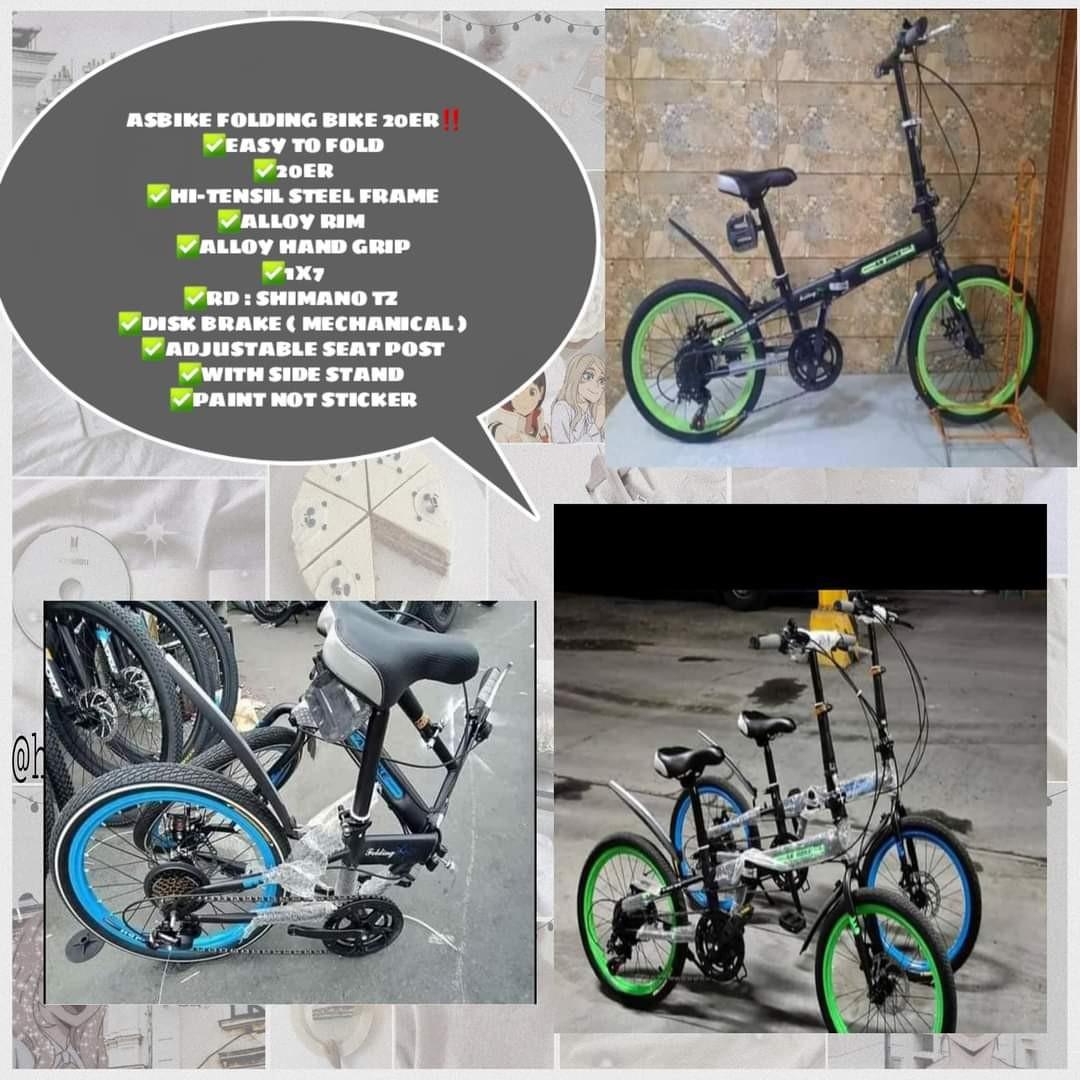 asbike folding bike 20er sports equipment bicycles parts bicycles on carousell