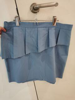 ASOS skirt with pleated peplum