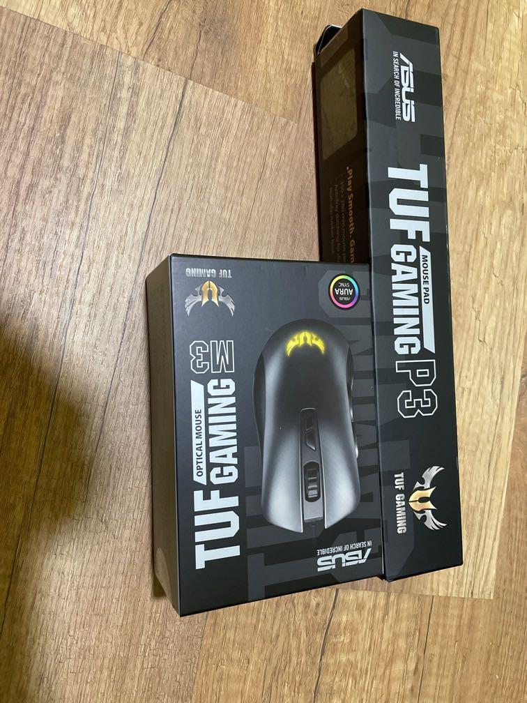 Asus Tuf M3 Gaming Mouse And P3 Mousepad Electronics Computer Parts Accessories On Carousell