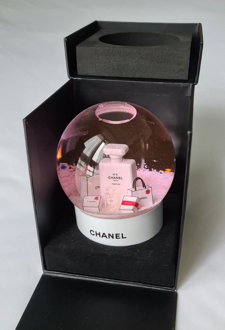 CHANEL, Accents, Host Pick Rare Pink Chanel Snow Globe