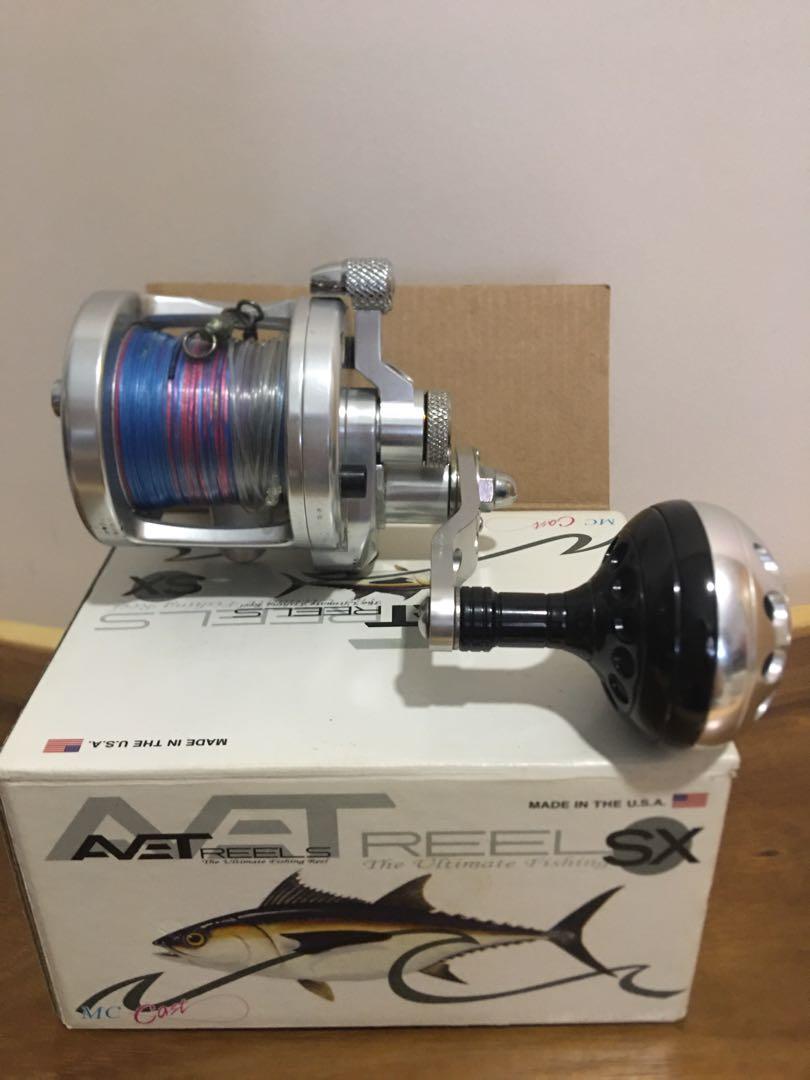 Avet Reels - SX 5.3:1 Silver Left Hand Reel, Sports Equipment, Fishing on  Carousell