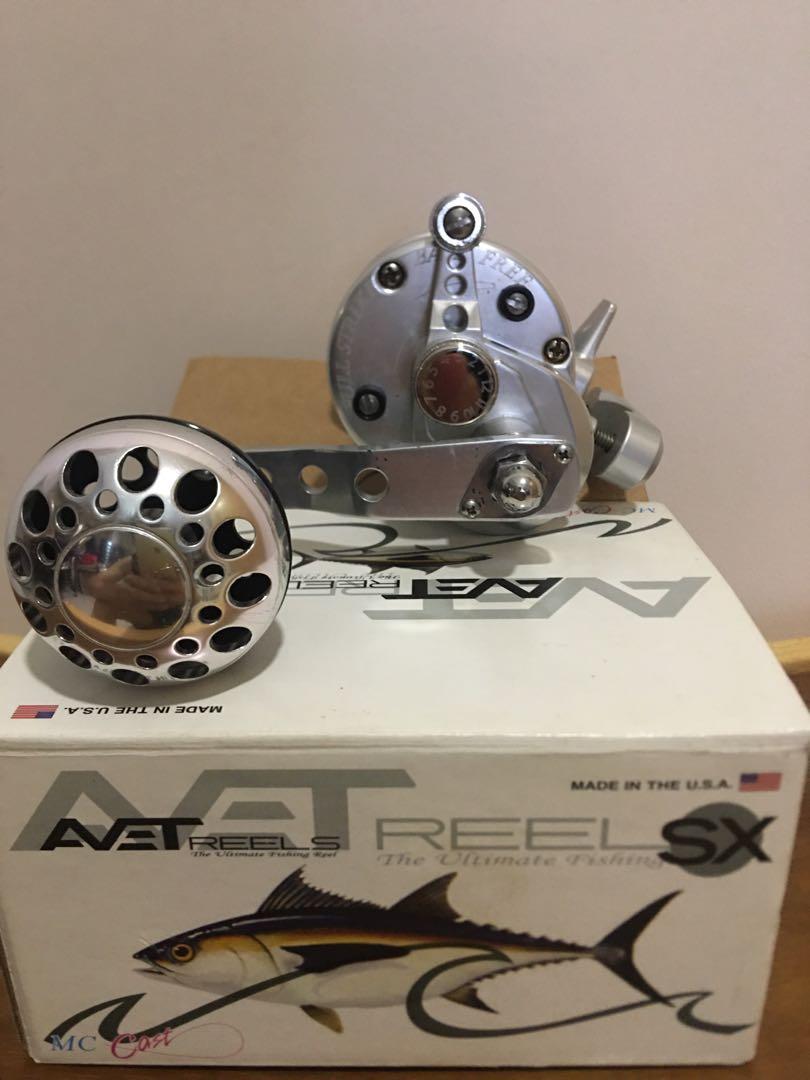 Avet Reels - SX 5.3:1 Silver Left Hand Reel, Sports Equipment, Fishing on  Carousell