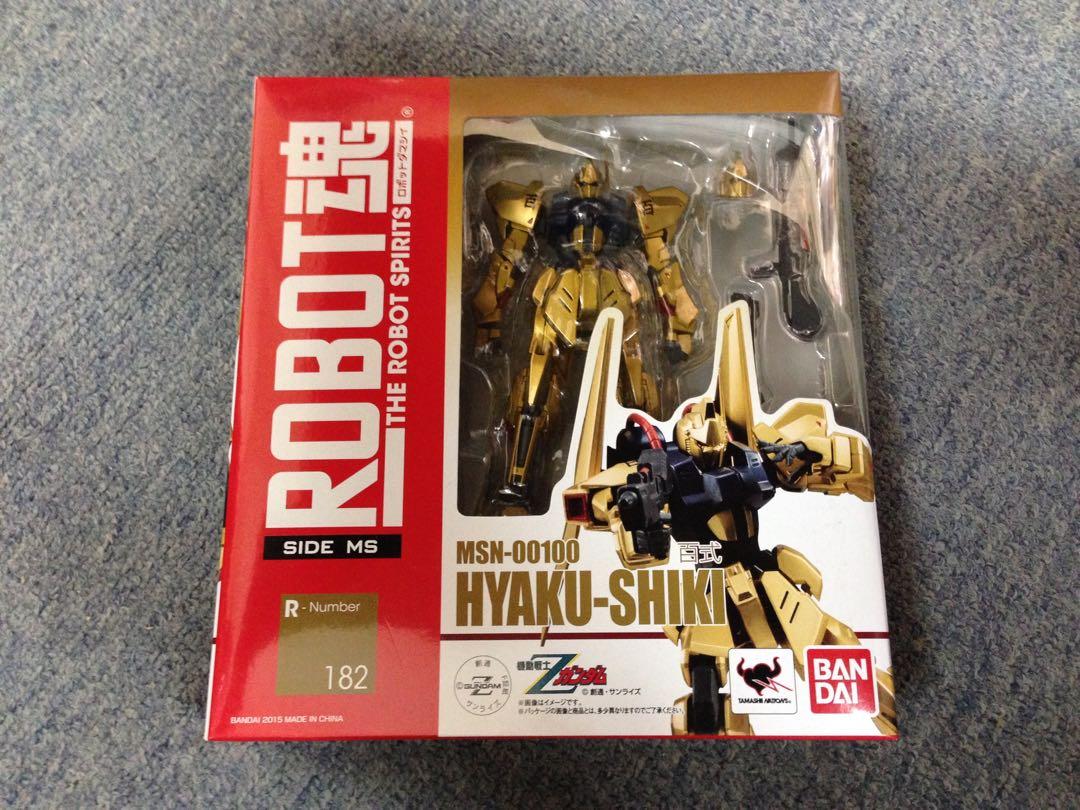 BANDAI ROBOT魂GUNDAM Z 百式MSN-00100 HYAKU SHIKI, 興趣及遊戲, 玩具