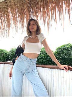 Basic Sleeve Crop Top