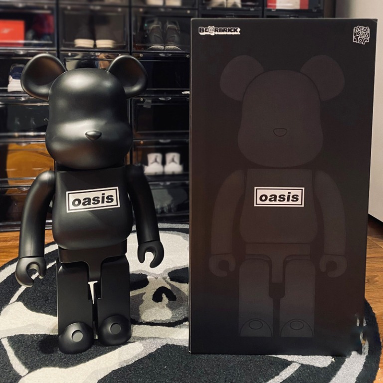 激安直営店 OASIS BE@RBRICK 1000％ black coating rubber その他 ...