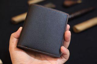 Louis Philippe Wallet for Men Bi-Fold Genuine Leather Slim & Sleek with  RFID Security & ID Slot (Brown)