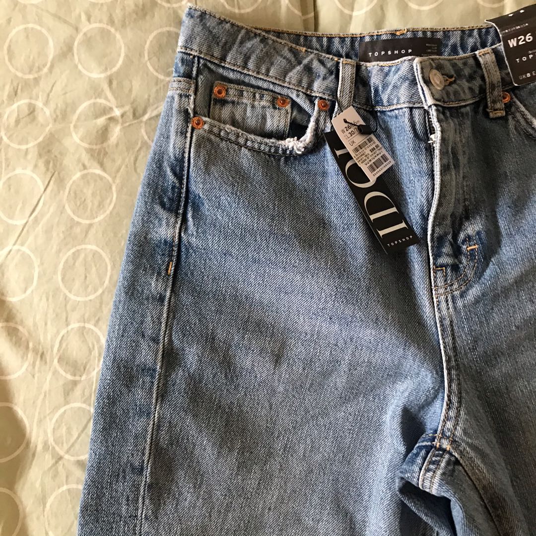 BNWT Topshop IDOL Mom Jeans Women s Fashion Bottoms Jeans