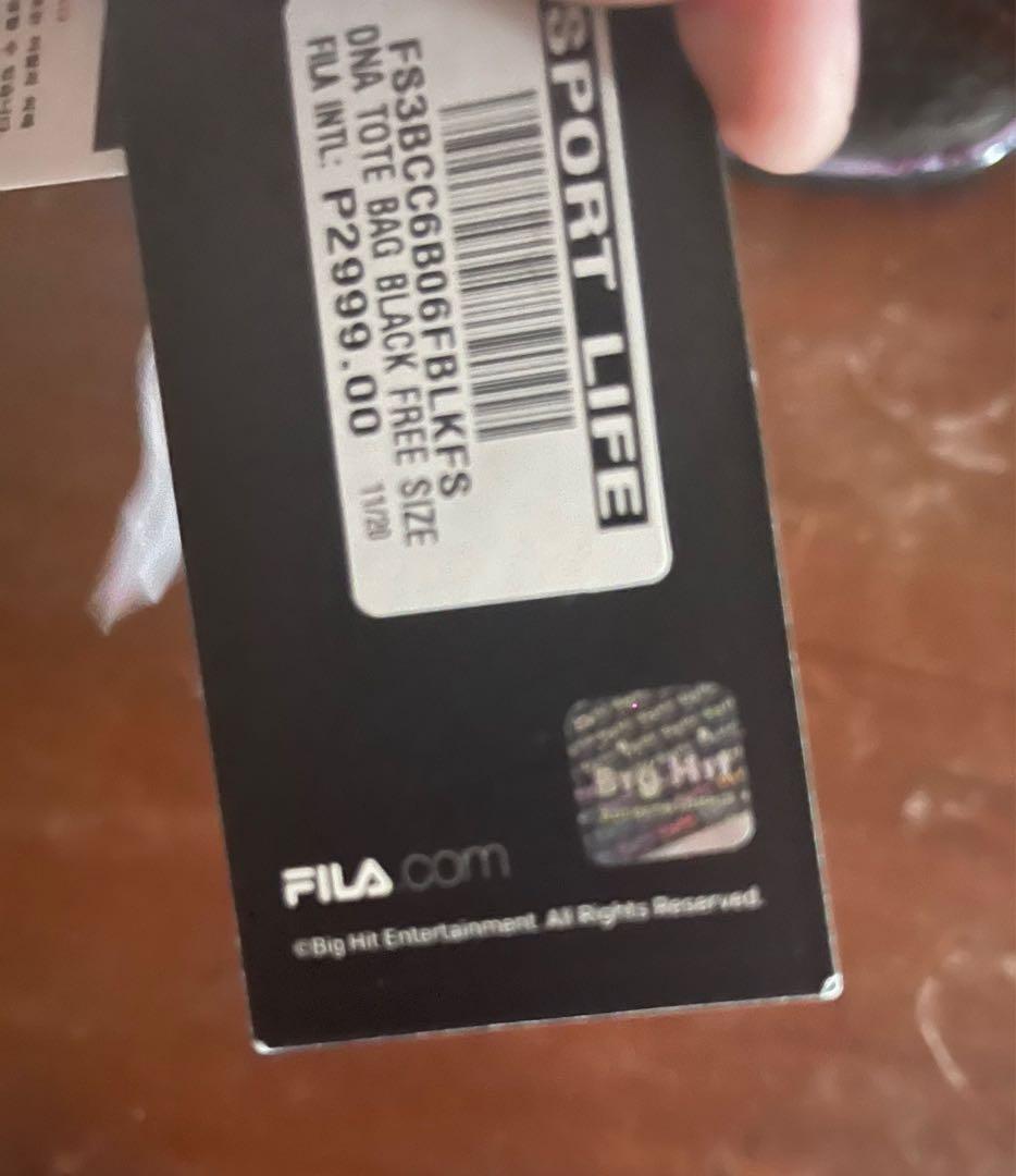 Fila dna tote discount bag