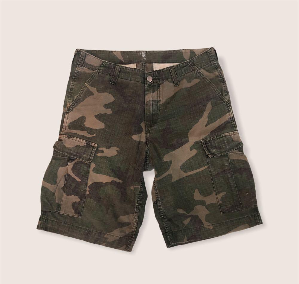Carhartt Camo Shorts Men s Fashion Bottoms Shorts on Carousell