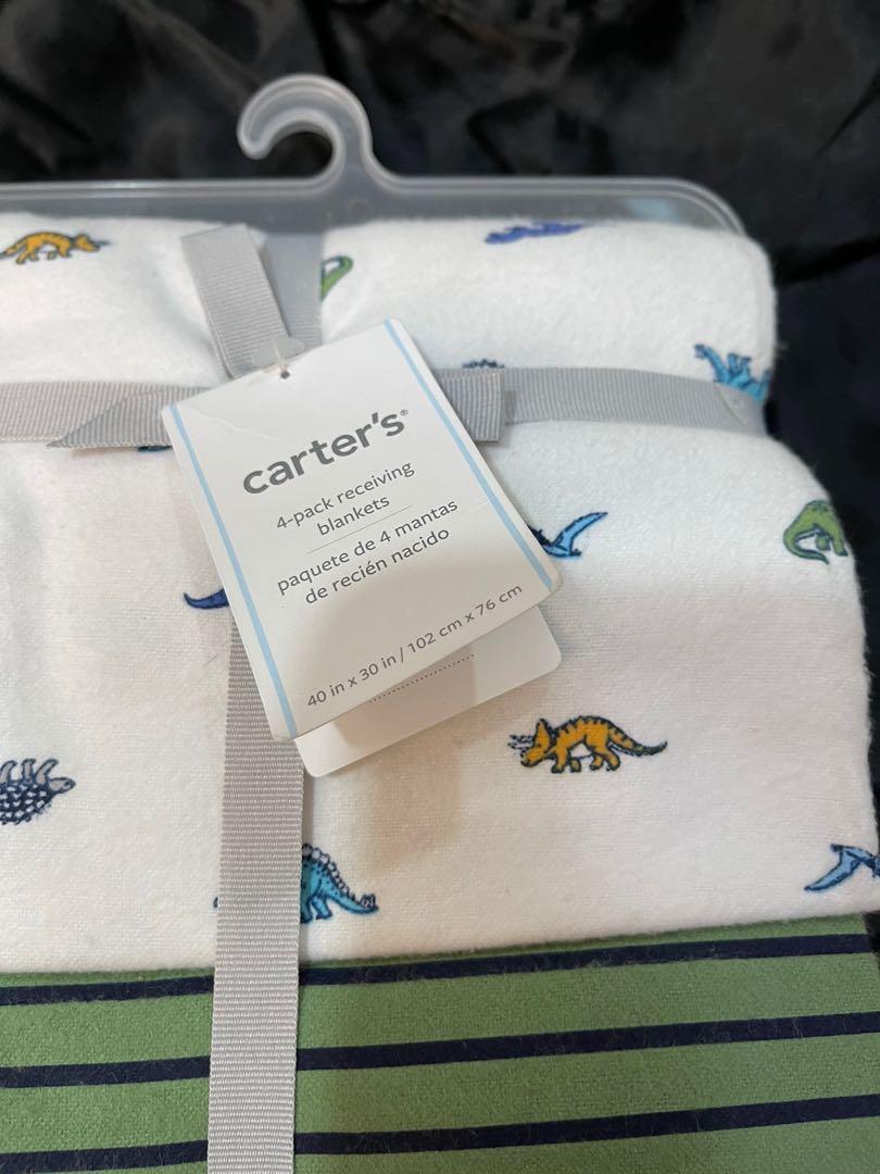 Carter s Receiving Blanket Boys Dinosaur Babies Kids Babies Kids Fashion on Carousell