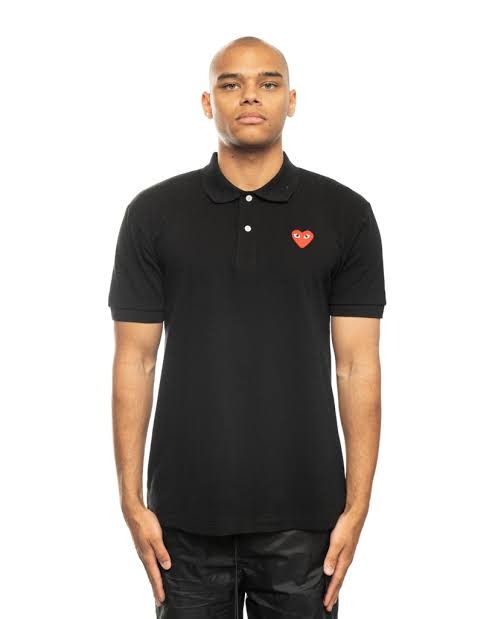 Black cdg polo clearance