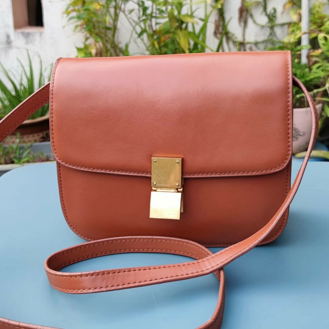 Celine classic top box brown