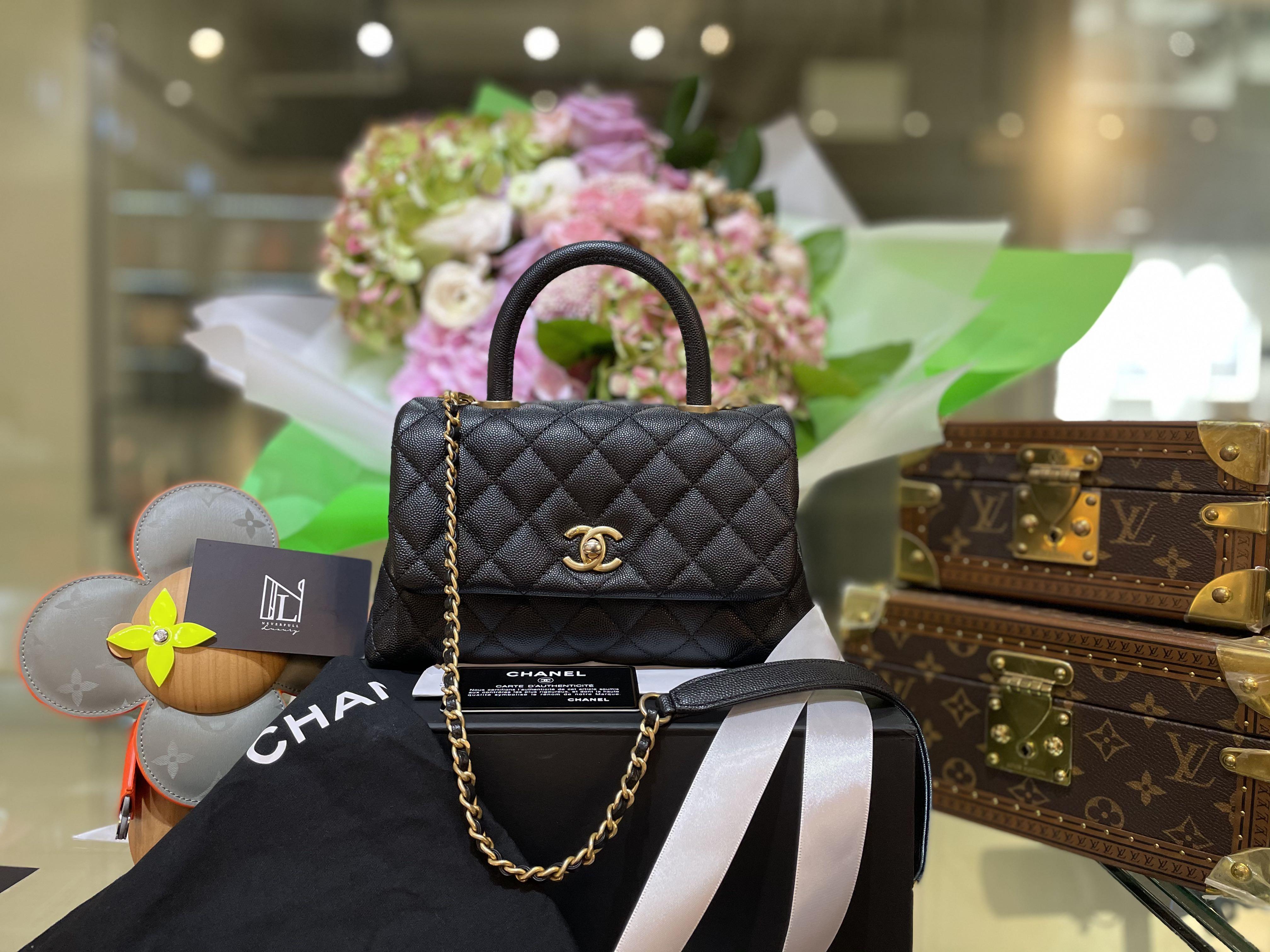 Chanel Coco Mini Black Caviar Bag GHW Series 27