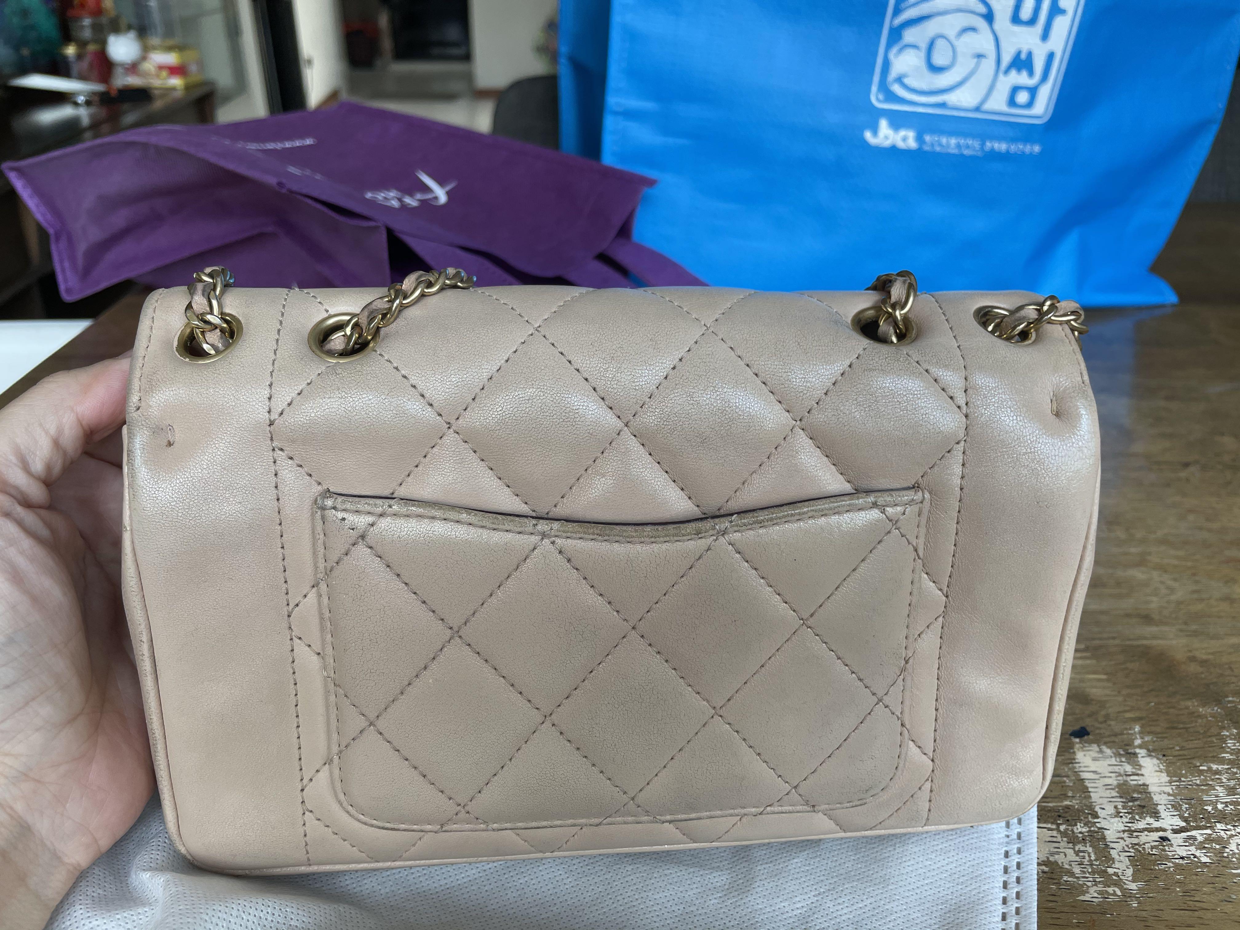 Chanel Diana beige lambskin bag spa recolor, Luxury, Bags & Wallets on ...