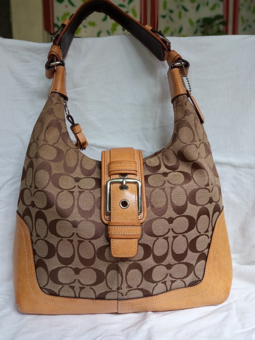 Coach hampton cheap hobo bag