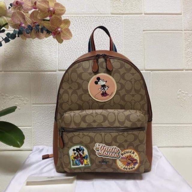 Coach minnie mouse backpack sales