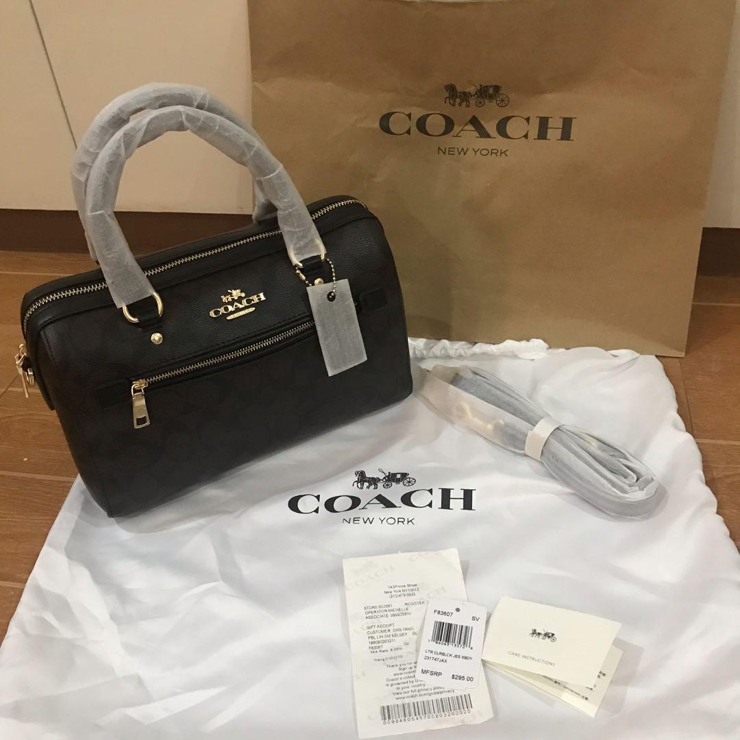 coach rowan satchel rainbow
