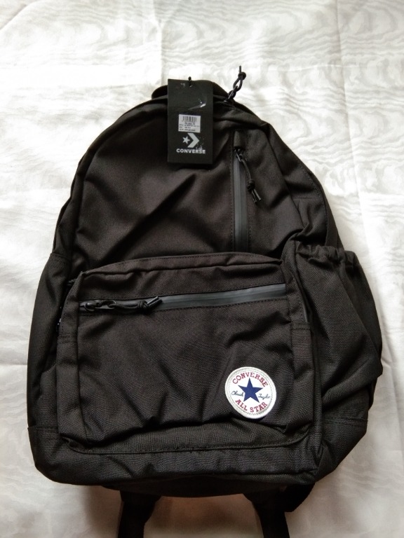 CONVERSE CHUCK TAYLOR BACKPACK(BLACK) 123456789, Men's Fashion, Bags,  Backpacks on Carousell