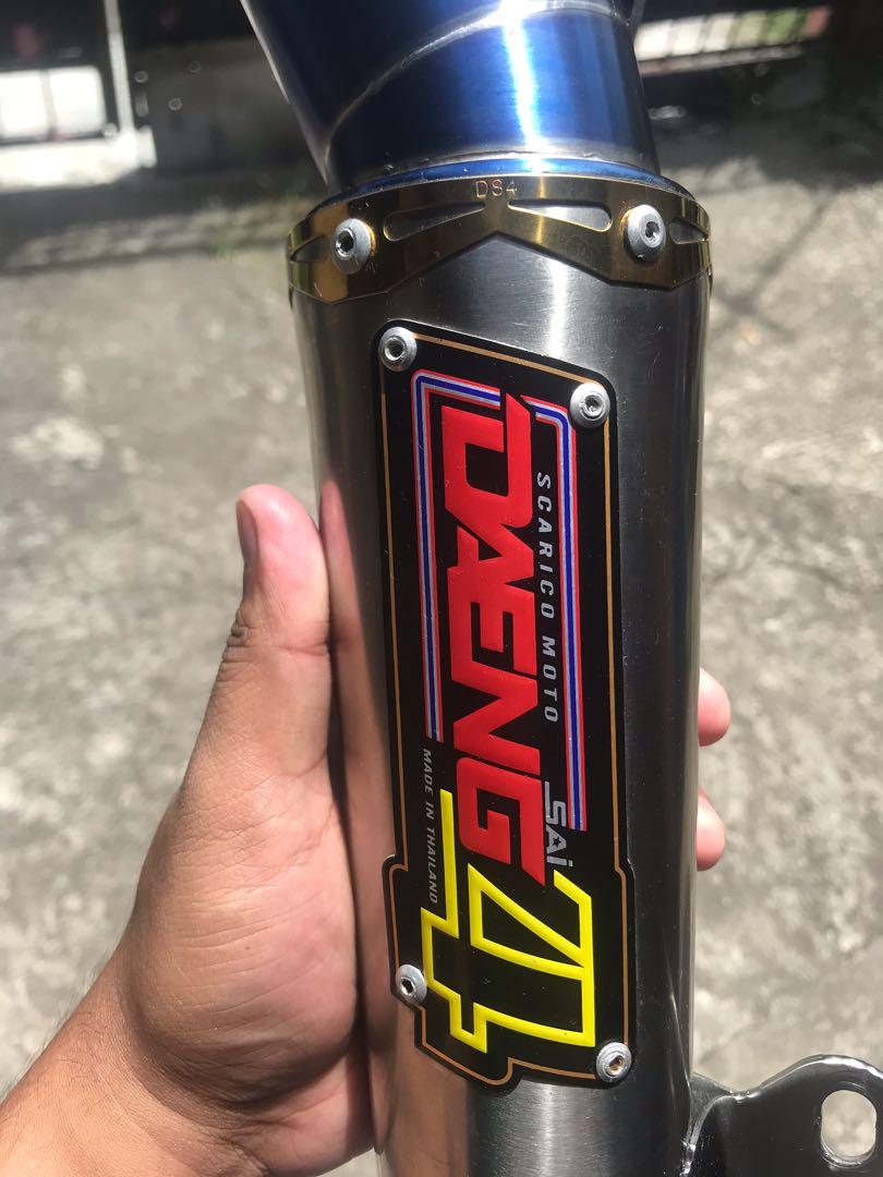Daeng sai 4 gp warrior for raider150 carb type Motorbikes