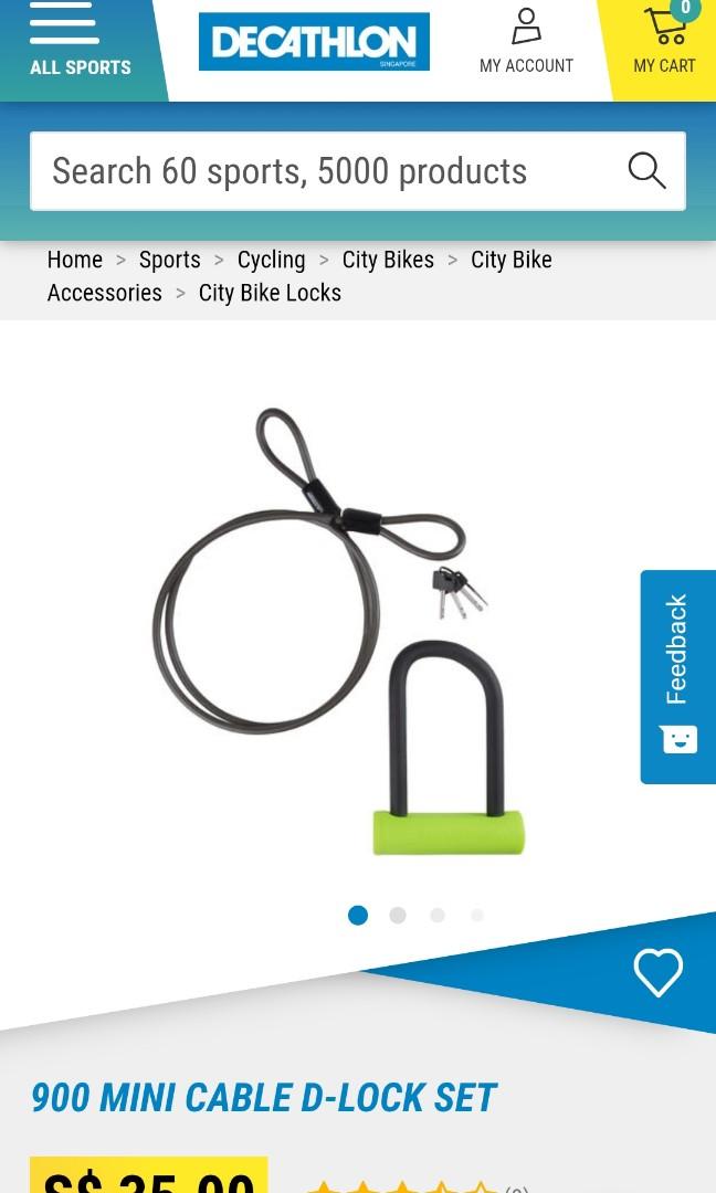 decathlon bike locks