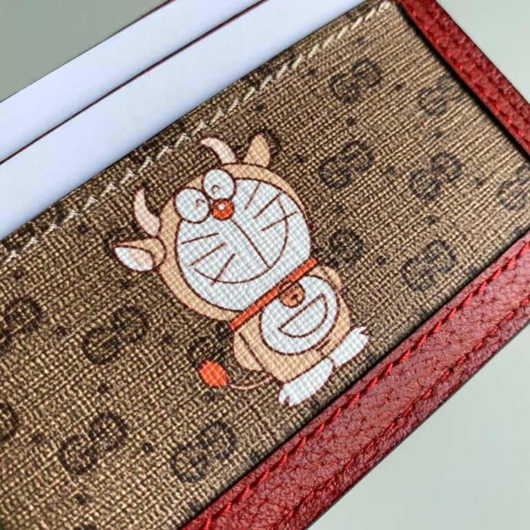 Gucci card holder doraemon clearance