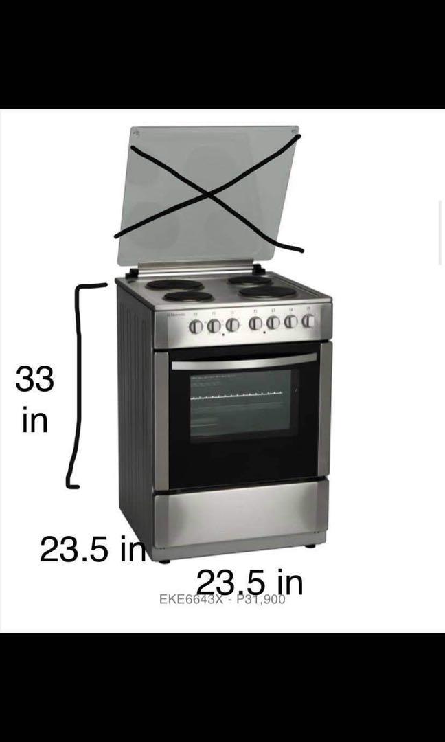 Electrolux Electric Stove with Electric Oven, Furniture & Home Living