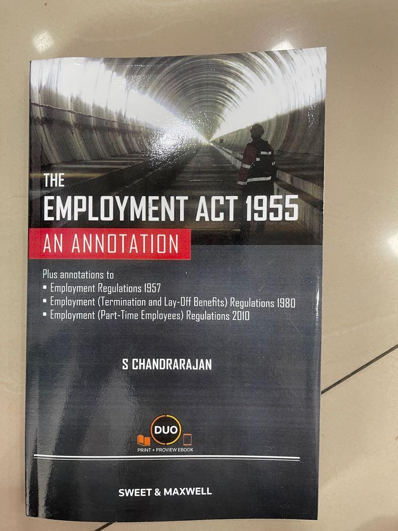 Employment Act 1955 Textbooks On Carousell