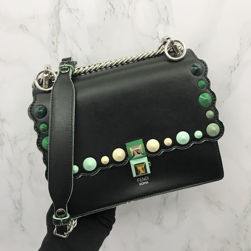 FENDI 8M0381 KAN I SMALL CHAIN SHOULDER BAG 217005301