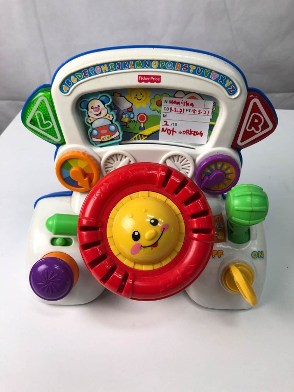 Fisher price laugh and learn hotsell steering wheel