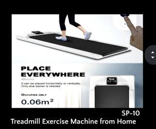 Flat electric treadmill