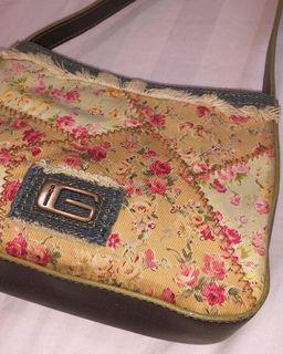 Floral patchwork guess handbag