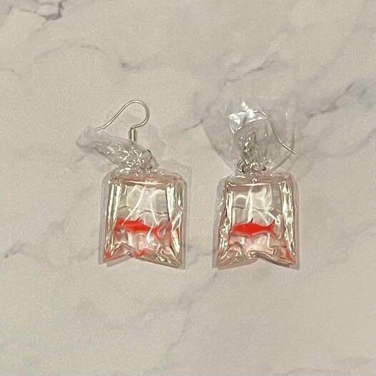 Goldfish earrings keychains Women s Fashion Jewelry