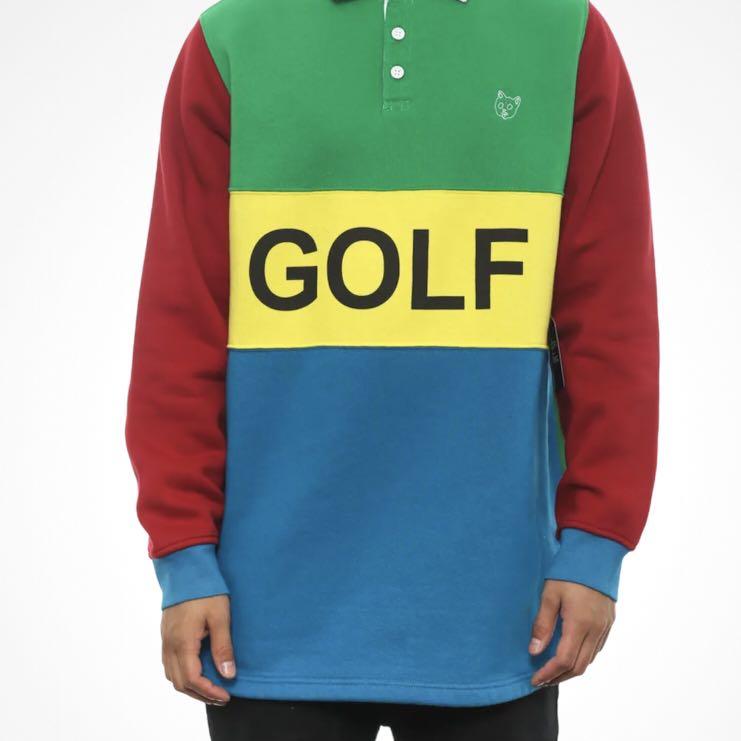 Golf Wang Polo Rugby (Category: Coats, Jackets and Outerwear) located in Kuala Lumpur. Submitted by nofacethrift (Listing ID 1077293834, Image 3). Description: P23/30.