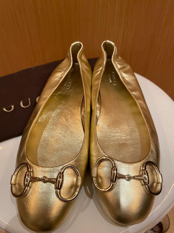Gucci Ballet Flats gold Women s Fashion Footwear Flats on