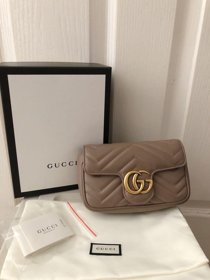 Gucci mini hotsell marmont nude