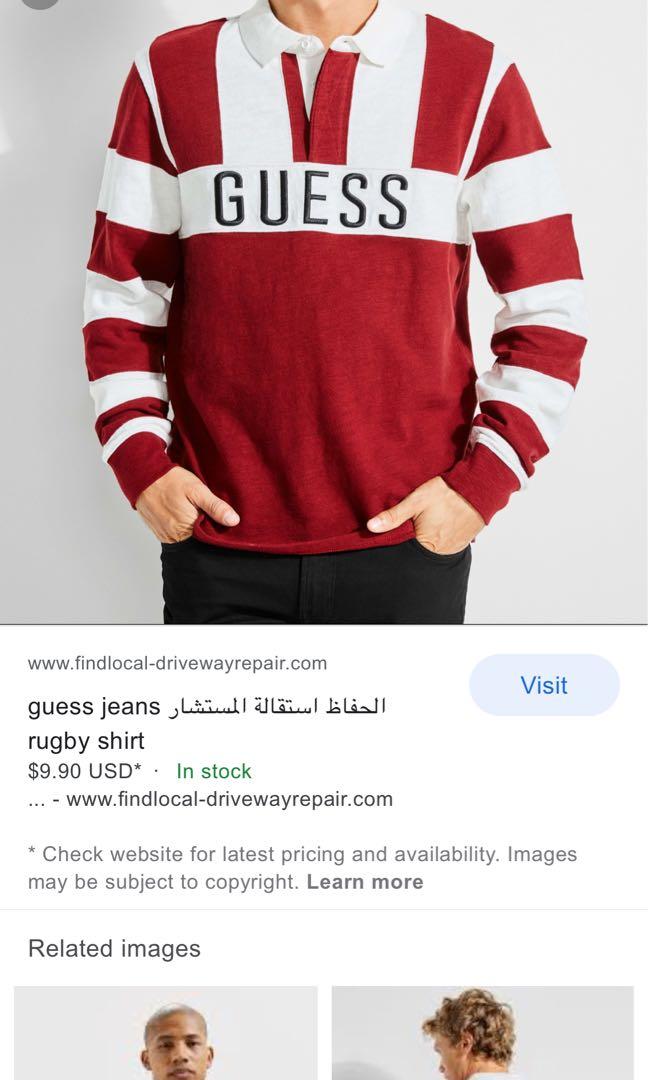 Guess rugby jumper new arrivals