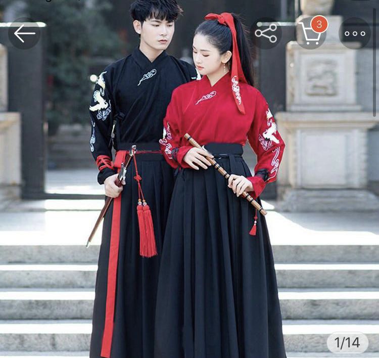 Korean hanbok male and female online