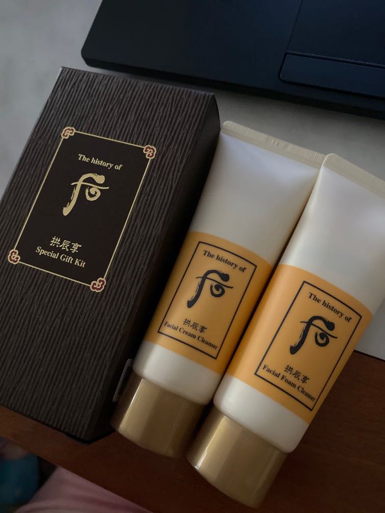 whoo facial cream cleanser