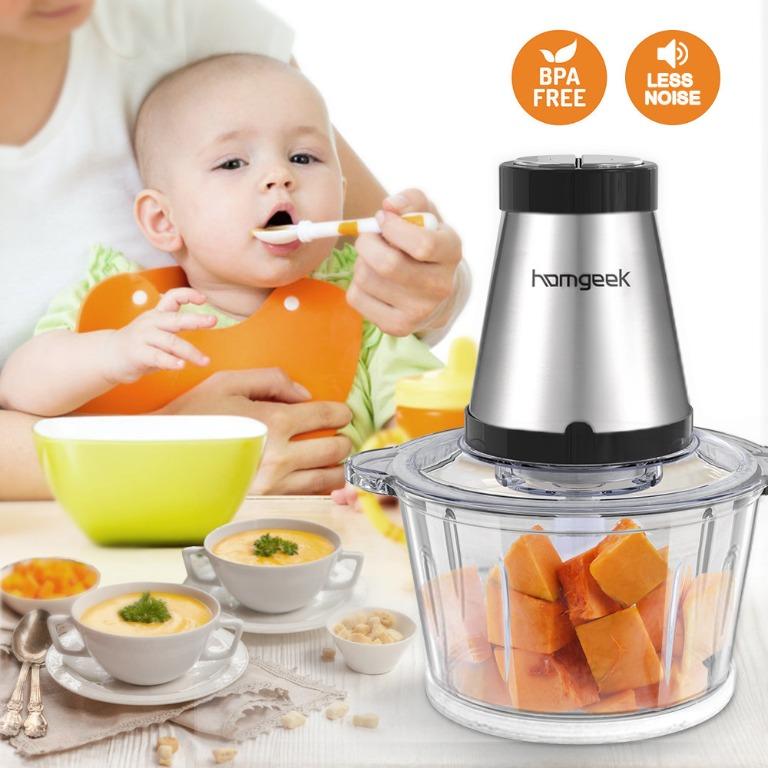 NEW Electric Food Chopper 500W Food Processor Meat Grinder with 2L