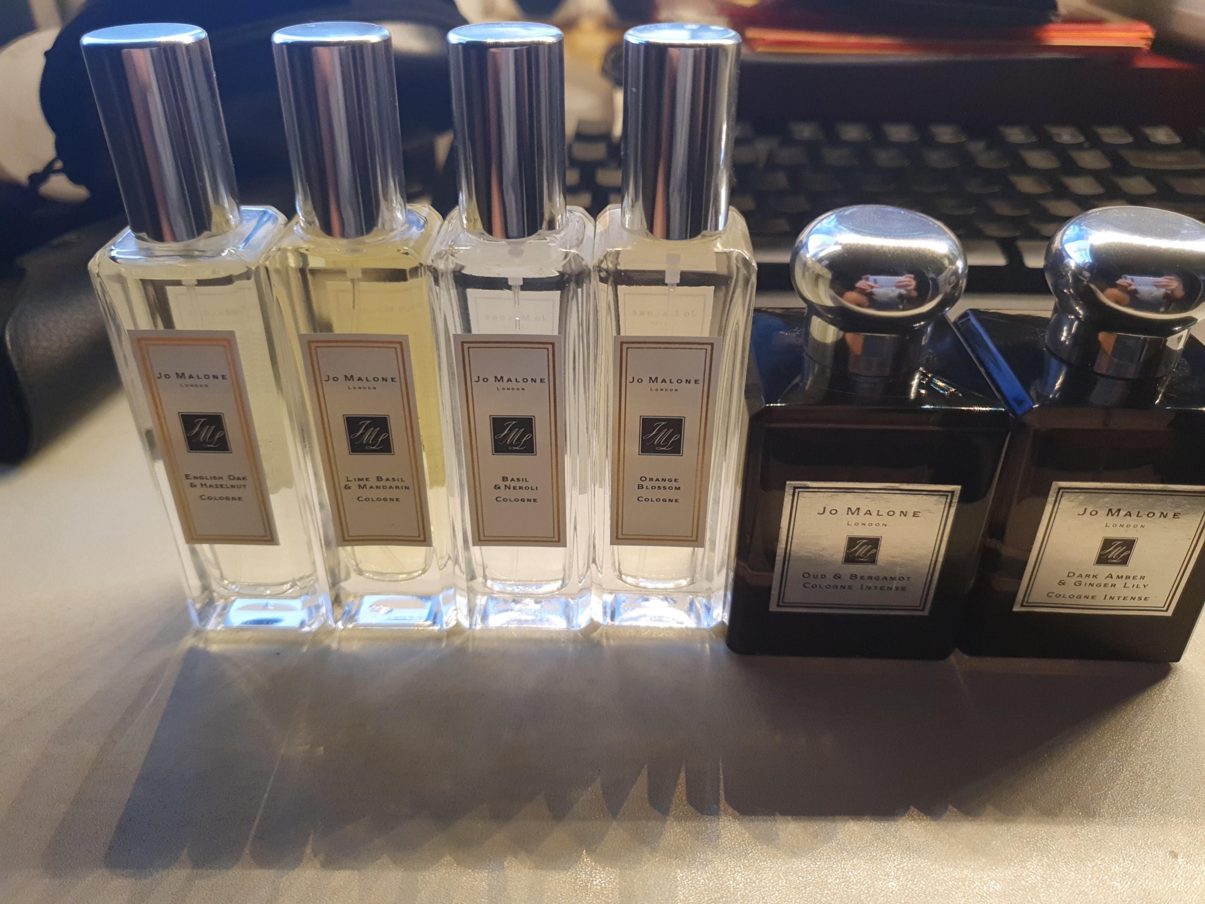 jo malone dark amber & ginger lily cologne intense