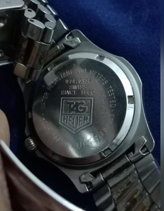 Jual Jam Tangan Tag Heuer Professional 974 013f Original Fesyen Pria Jam Tangan Di Carousell