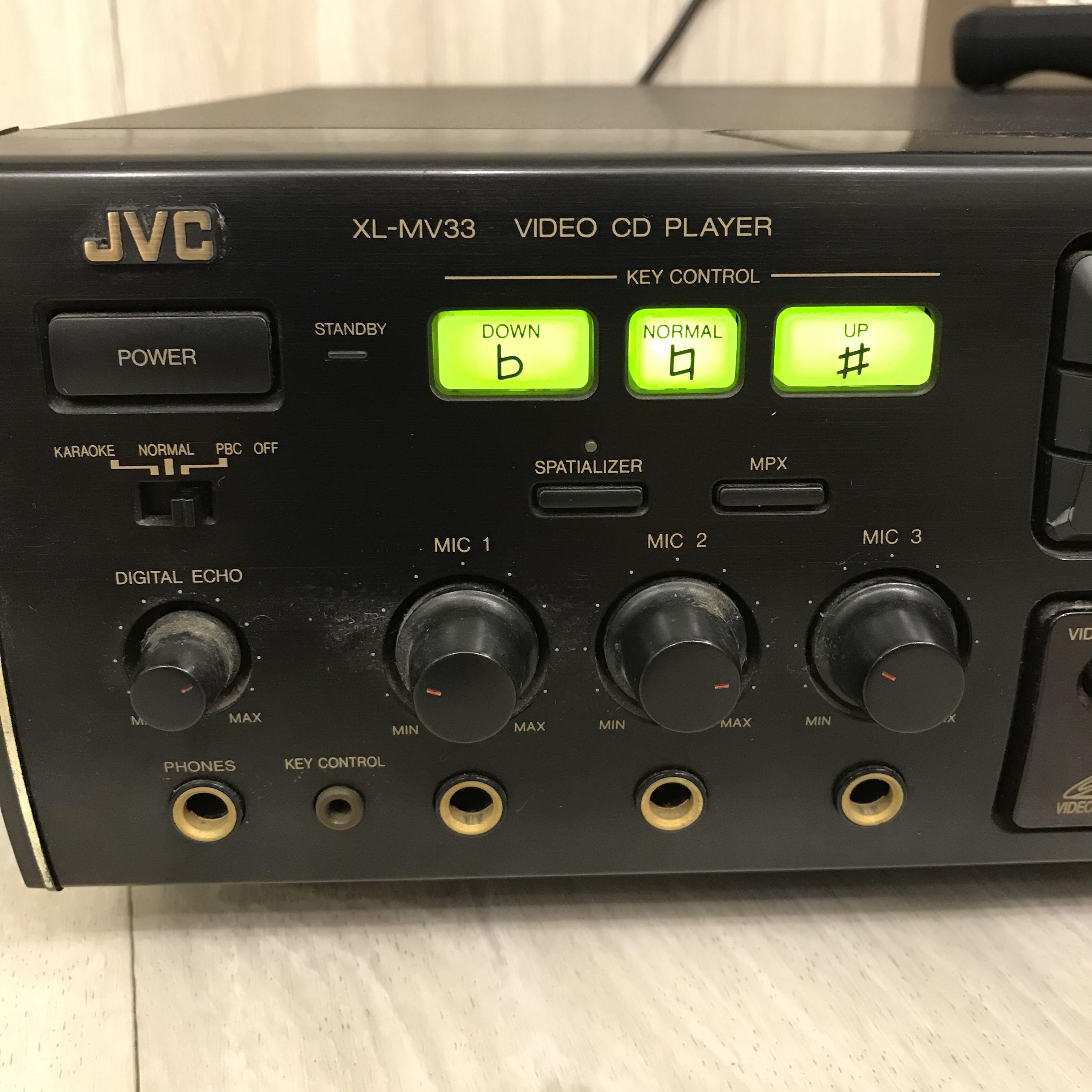 JVC Karaoke VCD player / Model XLMV33 / Video CD Player / Made In