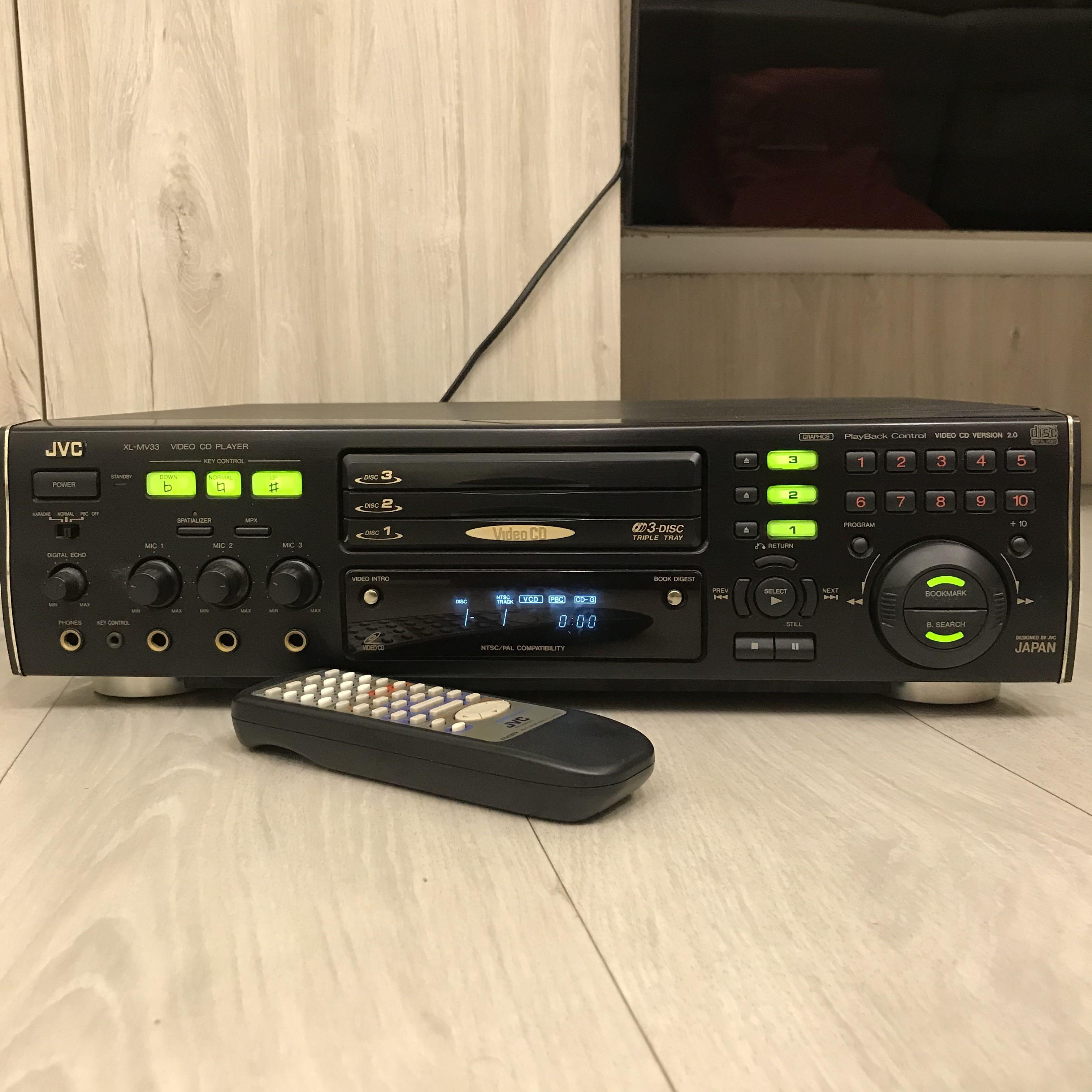 JVC Karaoke VCD player / Model XLMV33 / Video CD Player / Made In