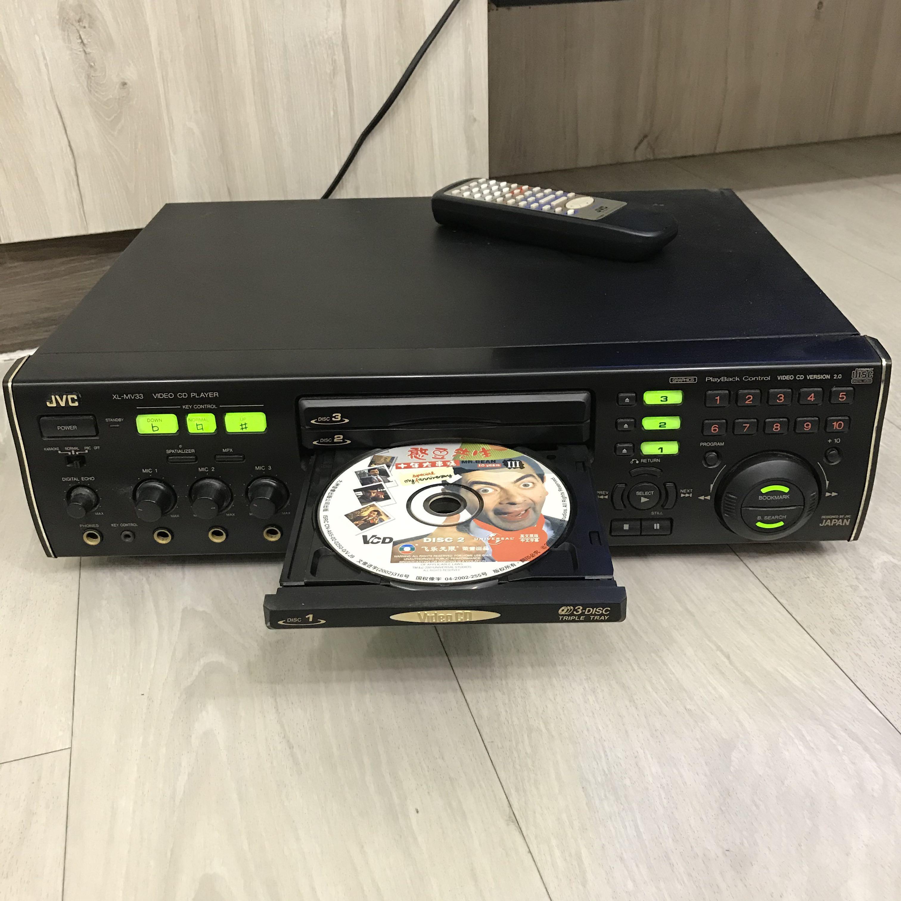 JVC Karaoke VCD player / Model XLMV33 / Video CD Player / Made In