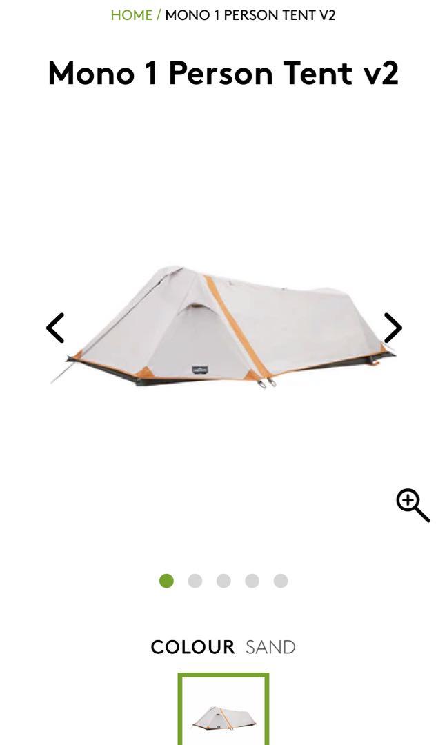 Mono 1 person tent v2 new arrivals