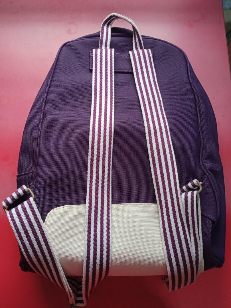 Purple lacoste bag clearance
