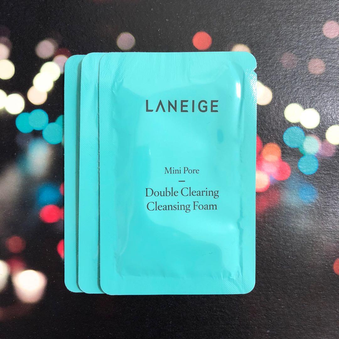double clearing cleansing foam laneige